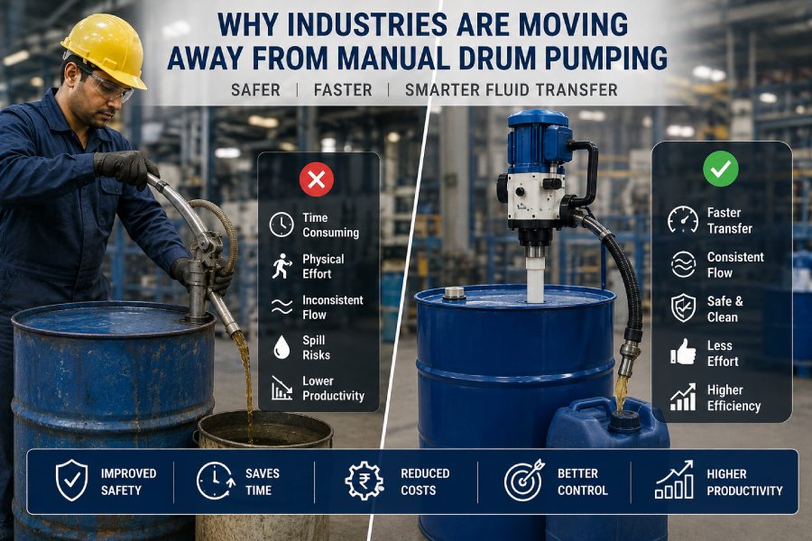 Why Industries Are Leaving Manual Drum Pumping Behind